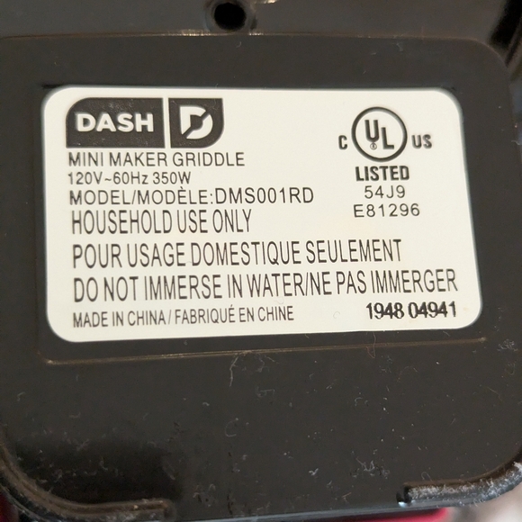 Ash Red Mini Griddle - Picture 4 of 4